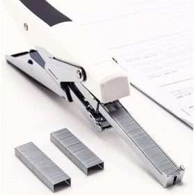 Resim Valkyrie Profesyonel Metal Zımba Tabancası 60 Sayfa Kapasite 1000 Zımba Teli Hediye Ofis ve Ev Dayanıklı Beyaz 