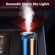 Resim USB Şarj Edilebilir Aroma Difüzörü ve Nemlendirici, Çoklu Dişli Ayarı, 1 Saniyelik Koku Aktivasyonu, 360° Dönen Nozul, 1L Kapasite, Ev ve Araba Dekoru için Kompakt Tasarım, Taşınabilir Nemlendirici, Şık Silindirik Tasarım, Modern Estetik, Dayanıklı Yapı 