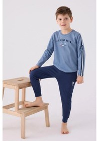 Resim U.S. Polo Assn. U.s. Polo 1911-4 Erkek Çocuk Pijama Takım 001 