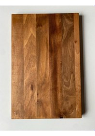 Resim Mekiz.art Lüks Kayın Kesme Tahtası Ahşap 