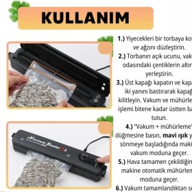 Resim Epilons Gıda Vakum Ve Mühürleme Makinesi- Yiyecek Tazeliği Koruma Ev Ve Restoran İçin 