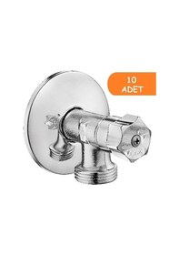 Resim Eca Çamaşır Musluğu Poşet Ambalajlı 10 Adet - 102109450 E.c.a. Krom 