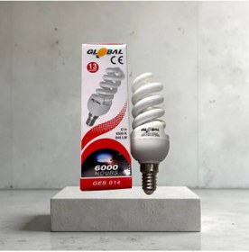 Resim KTS Global 13 Watt E 14 Günışığı Tasarruflu Ampul 