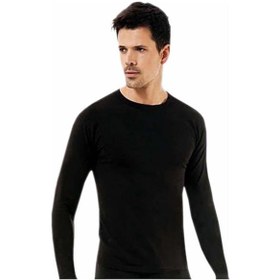 Resim Erkek Siyah Termal Fanila Içlik Üst 