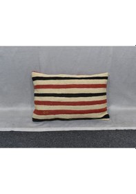 Resim Zehra Abla Halı Yeni El Dokuma Dekoratif Kilim Kırlent Yastık Kılıfı 6673 Çok Renkli 