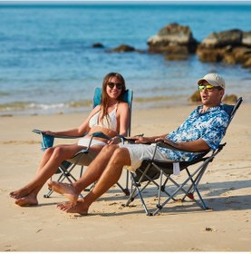 Resim Wejoy Aerocomfort Lounge 4 Pozisyonlu Yatabilen Kamp Sandalyesi Black/grey Siyah - Gri 