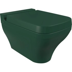 Resim Bocchı Bocchi Scala Asma Klozet Mat Yeşil Kapak Dahil 1080-027-0128 