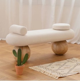 Resim PUFHOME Tedy Rustik Top Bench 