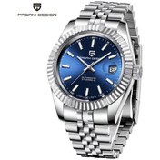Resim Pagani Design Pd-1645 Datejust Yeni Mekanik Erkek Kol Saati Otomatik Retro Saatler Erkek Su Geçirmez Çelik Saat Mavi 