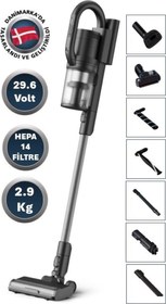 Resim Nilfisk S1 Pet Care Hepa 14 Filtreli Dikey Şarjlı Süpürge 