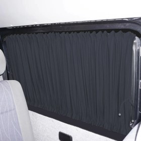 Resim Oto Pandami Ford Transit 2018-2022 Uyumlu Füme Raylı Oto Perde Takımı 