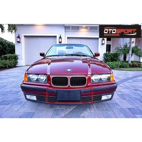 Resim Bmw E36 Kare Ön Plakalık Fiberglass Boyasız 