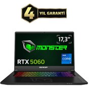 Resim Monster Tulpar T7 V26.2.3 i7-13620H 16 GB 500 GB SSD 8 GB RTX5060 17.3" W11H Dizüstü Bilgisayar 