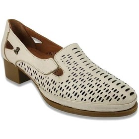 Resim Mammamia Venüs 1709260y Topuklu Delikli Klasik Deri Kadın Ayakkabı 001 