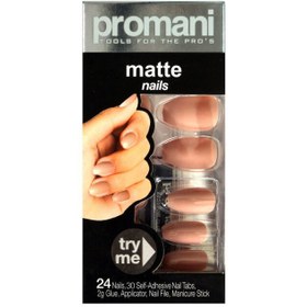 Resim Promani Matte Takma Tırnak Kiti - Bej Kod: PR-5017 