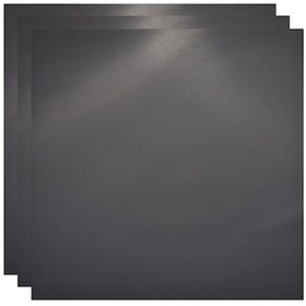 Resim Mufunye Yüksek Yansıtmalı 28x28cm Akrilik Ayna Plaka - 3'lü Set, Siyah, Fotoğraf Çekimi İçin İdeal 