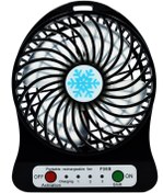 Resim DarkSent Mini Şarjlı Fan Vantilatör Masaüstü 3 Kademeli Soğutucu Sessiz Vantilatör 