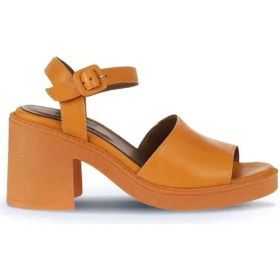Resim Bueno Shoes Turuncu Deri Kadın Topuklu Sandalet 01WY12502 01WY12502 