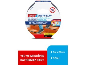 Resim Tesa 55587-00012-11 Siyah Merdiven Kaydırmaz Bant 
