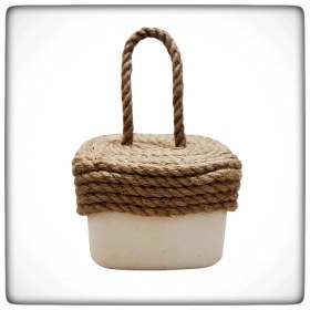 Resim Store Mania Ieg™ Stoper - Kare Beton Kapı Stoperi Kapı Tutucu Kapı Durdurucu Kapı Tutacağı 