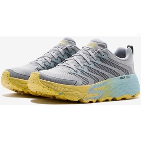 Resim Skechers Max Cushioning Elite Trail Kadın Gri Outdoor Ayakkabı 129154 Gymt Gri 