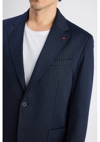 Resim D's Damat Ds Damat Comfort Fit Lacivert Çizgili Takim Elbise 6hc05s210604m 101 