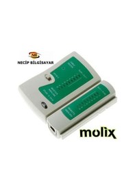 Resim Molix Rj-45.Rj-11 Çantalı Kablo Tester İnternet Kablo Test Cihazı 