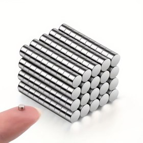 Resim 4Mm x 2Mm Yuvarlak Mıknatıslar Ofis ve Ev Kullanımı İçin 