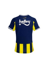 Resim Fenerbahçe 2025/26 Yeni Sezon Çubuklu Kadın Forma Lacıvert-sarı 