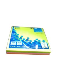 Resim İnfo Notes 75x75 Mm Karışık Renkli Yapışkanlı Notluk 100 Syf Çok Renkli 