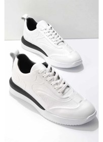 Resim Siyah Leather Erkek Sneaker E01759011203 