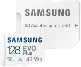 Resim Samsung EVO Plus microSD Hafıza Kartı (2024) (SD Adaptör Dahil) - 128 GB 