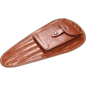 Resim Hightower Retro Motosiklet Yakıt Deposu Çantası Yapışkan Sırtlı Sökülebilir Askı Kahverengi Dikiş Desenli Kahverengi 