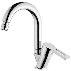 Resim Vilas Defne Lüks Mix Kuğu 360 Derece Döner Başlıklı Lavabo Bataryası 