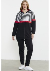 Resim Marine Kapüşonlu Eşofman Takım - Siyah Siyah 