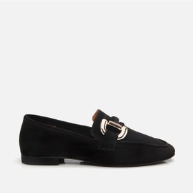 Resim Hotiç Hakiki Deri Siyah Kadın Tokalı Loafer 01ayh303970a100 Siyah-black Siyah 