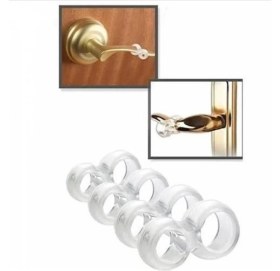 Resim Silikon Kapı & Pencere Vurma Önleyici Stoper Kapı Tamponu 4 Adet 