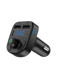 Resim Fm Transmitter Bluetooth Araç Kiti Mp3 Usb-typce Oto Müzik Çalar 