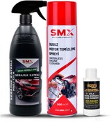 Resim SMX Seramik Cila / Hızlı Cila / Pratik Cila / 3'ü 1 Arada /cila /boya Koruma / Hare Giderici / Cila Bez 