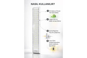 Resim Panther Şarjlı Işıldak 120 LED PT-3005 