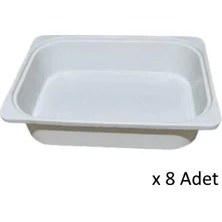 Resim Kenzlife Çamaşır Mutfak Sepeti Byz 10*040*30 Plastik Sepet 08 Adet 