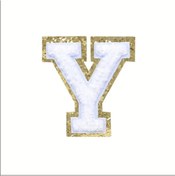 Resim arredamento Termos Uyumlu Y Harfi Beyaz Sticker 