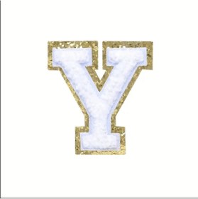 Resim arredamento Termos Uyumlu Y Harfi Beyaz Sticker 