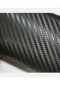 Resim 3d Siyah Tırtıklı Desen Hava Kanallı Dayanıklı Karbon Folyo 50cmx152cm 