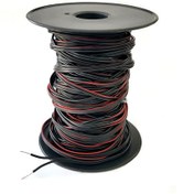 Resim Electroon 2x0.75 MM Siyah İnce Hoparlör Ses Kablosu 30metre 