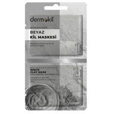 Resim Dermokil Beyazlatıcı Etkili Beyaz Kil Maskesi 2 x 7,5 ml 