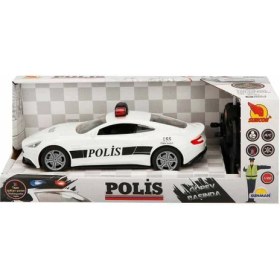 Resim 20357 Uzaktan Kumandalı Suncon Işıklı Polis Arabası 21 cm 