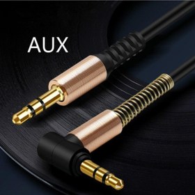 Resim 3.5 Mm L Tipi Uyumlu Spralli Audio Aux Kablo Samsung / Iphone / Redmi / Huawei Uyumlu 