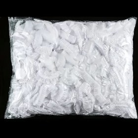 Resim 100 Adet Gıda Sınıfı Plastik Streç Film Kapakları, Mutfak İçin Tek Kullanımlık Elastik Sızdırmazlık Torbaları, Gıda Saklama İçin Dikdörtgen Klipsli Tazelik Koruyucu 