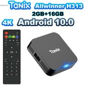 Resim Choice Tanix TX1 Allwinner H313 Android 10.0 TV BOX 4K HDR 2.4G Wifi RAM 1GB 2GB ROM 8GB 16GB Smart Box ... 